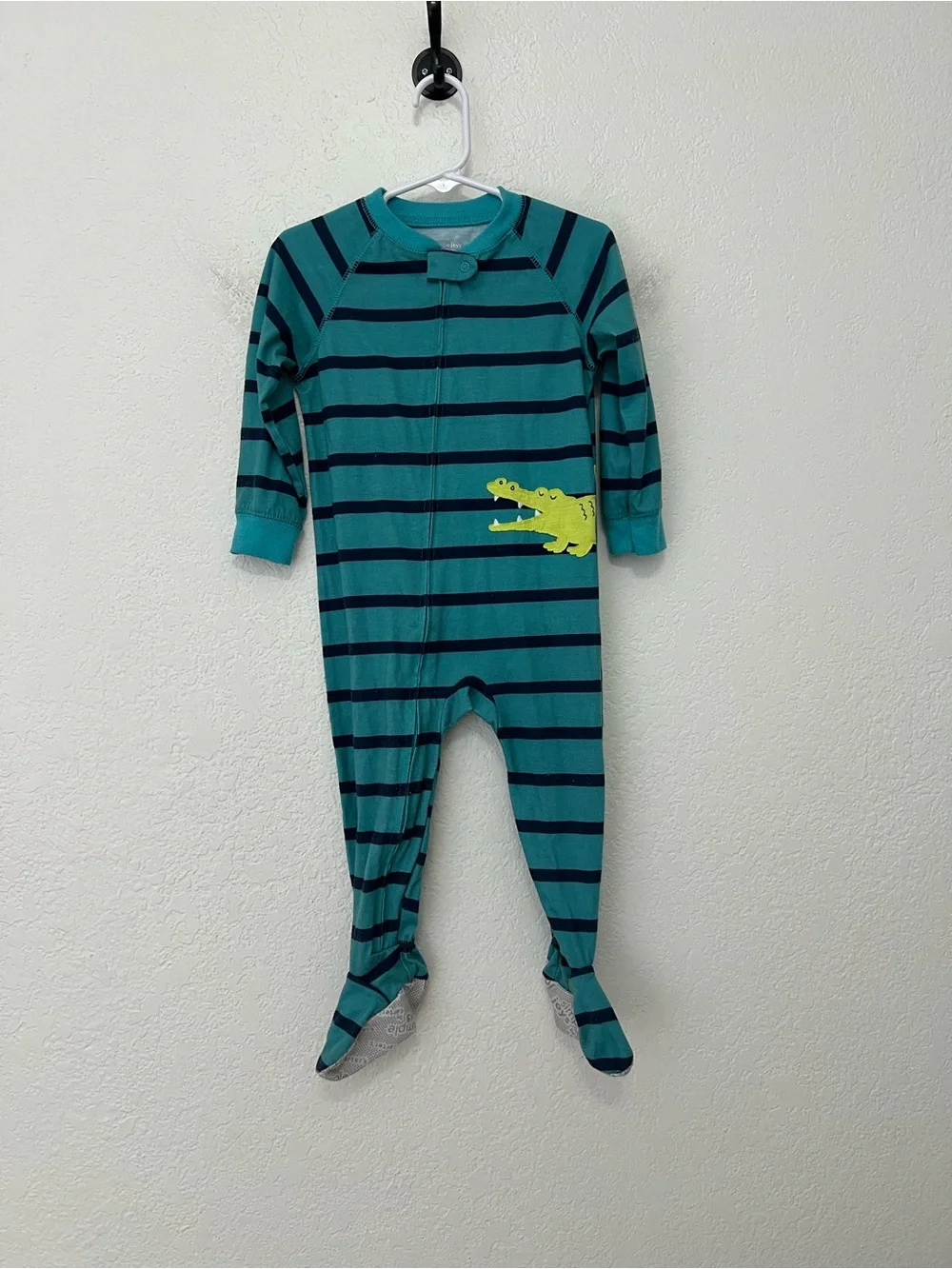 Carter’s Simple Joy’s 3 Pack Bundle Footed Zipper One Piece Pajamas 24 Months